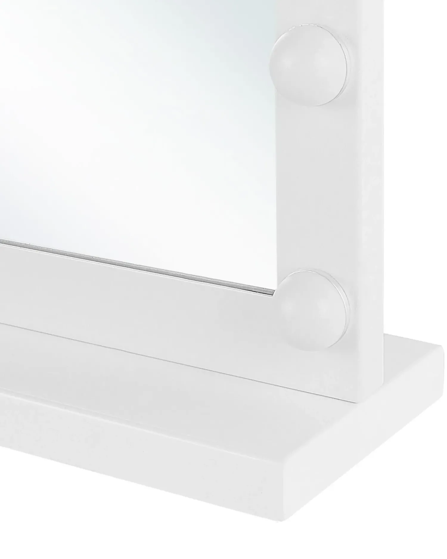 Sale Beliani Specchio per tavolino toeletta LED BEAUVOIR Bianco