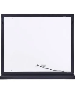 New Beliani Specchio per tavolino toeletta LED BEAUVOIR Nero