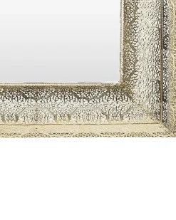 New Beliani Specchio PLERIN 60 cm 60 cm Metallo Oro