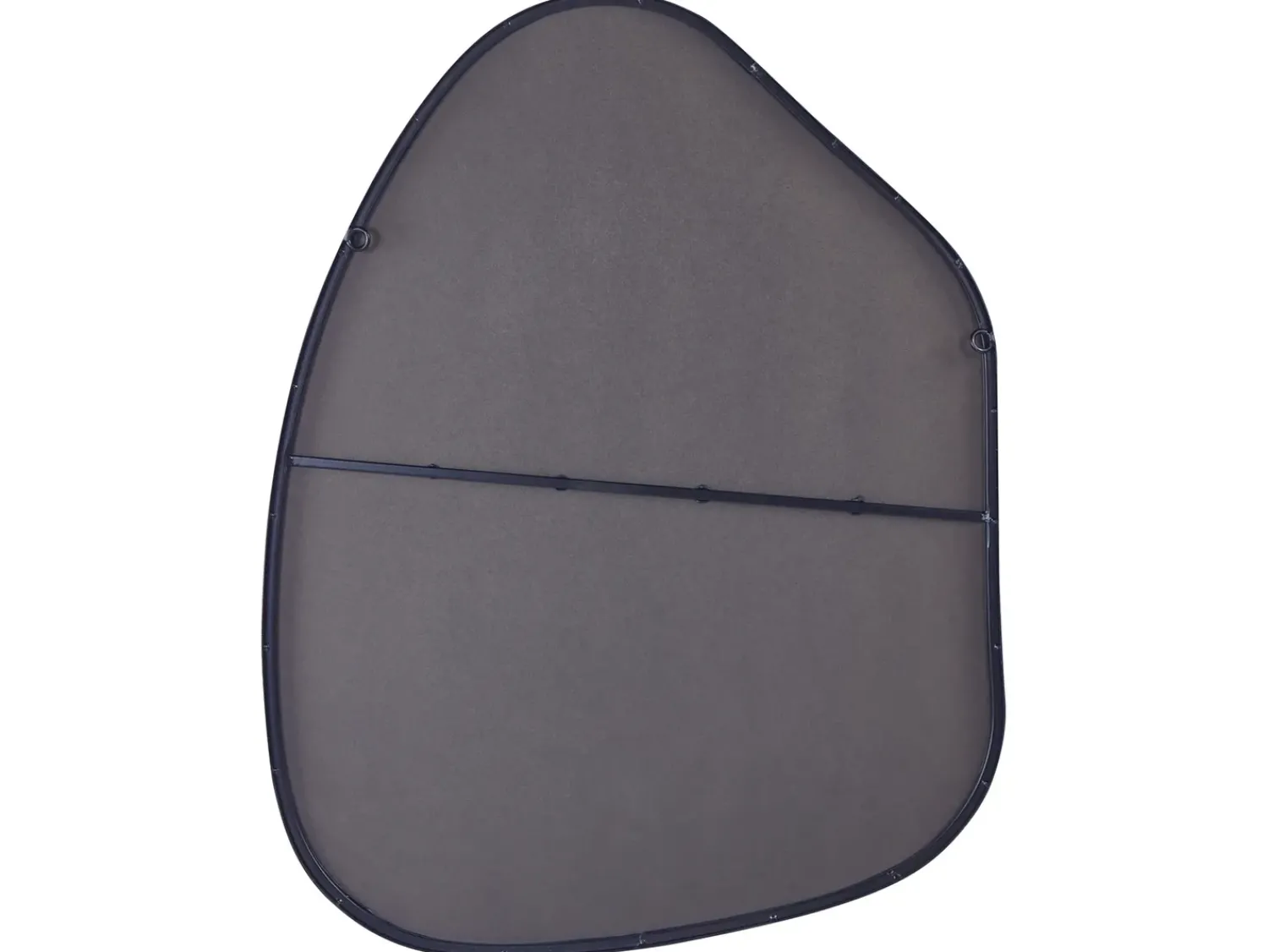 Discount Beliani Specchio PUTEAUX 70 cm 92 cm Metallo Nero