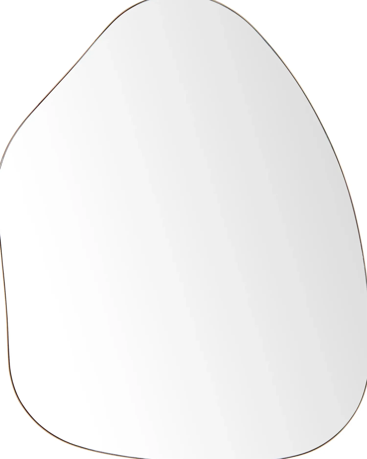 Best Beliani Specchio PUTEAUX 70 cm 92 cm Metallo Oro