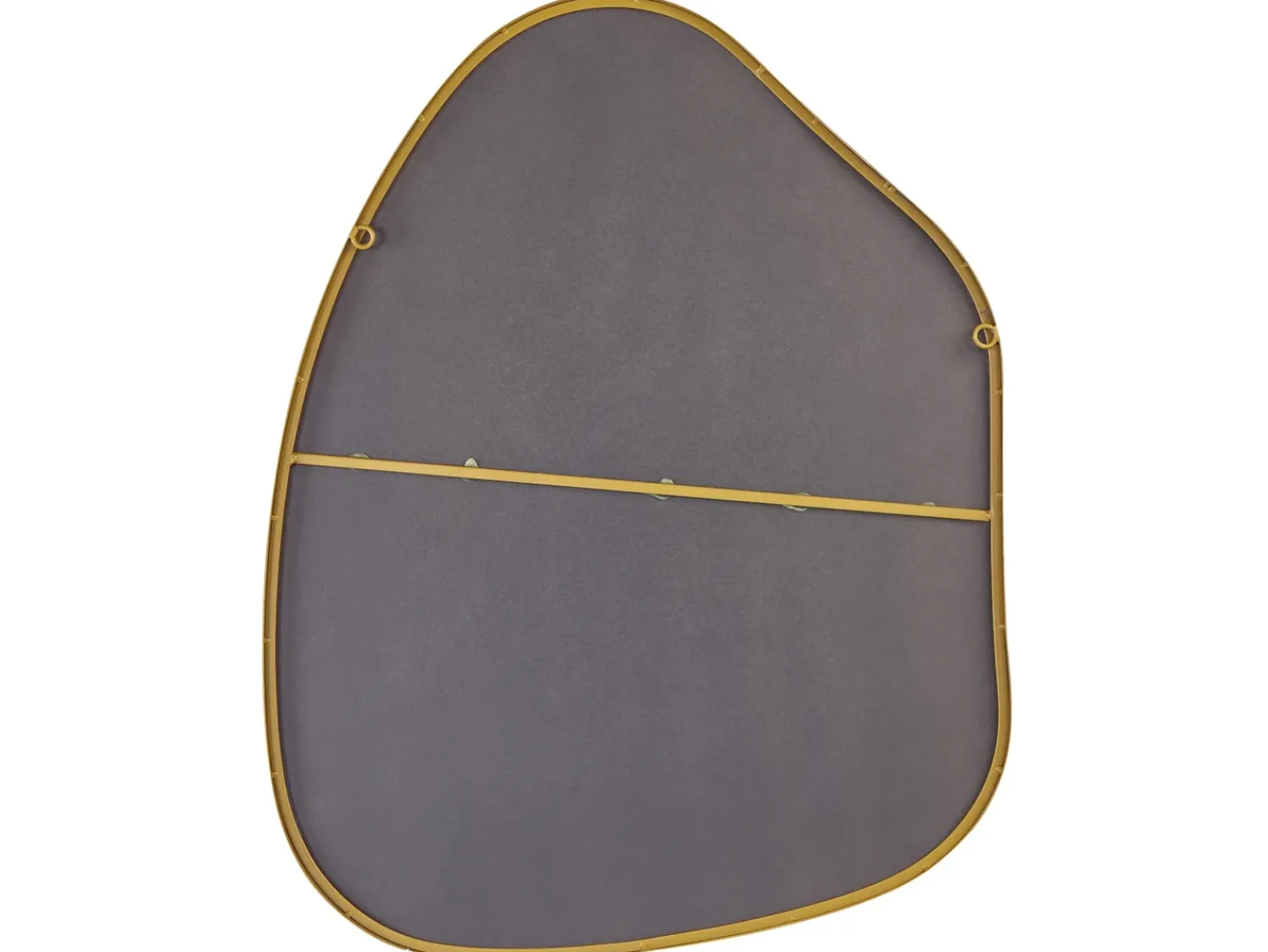 Best Beliani Specchio PUTEAUX 70 cm 92 cm Metallo Oro