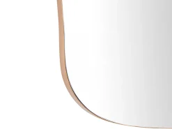 Best Beliani Specchio PUTEAUX 70 cm 92 cm Metallo Oro