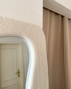 Clearance Beliani Specchio QUIMPER 70 cm 170 cm sporco Bianco