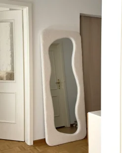 Clearance Beliani Specchio QUIMPER 70 cm 170 cm sporco Bianco