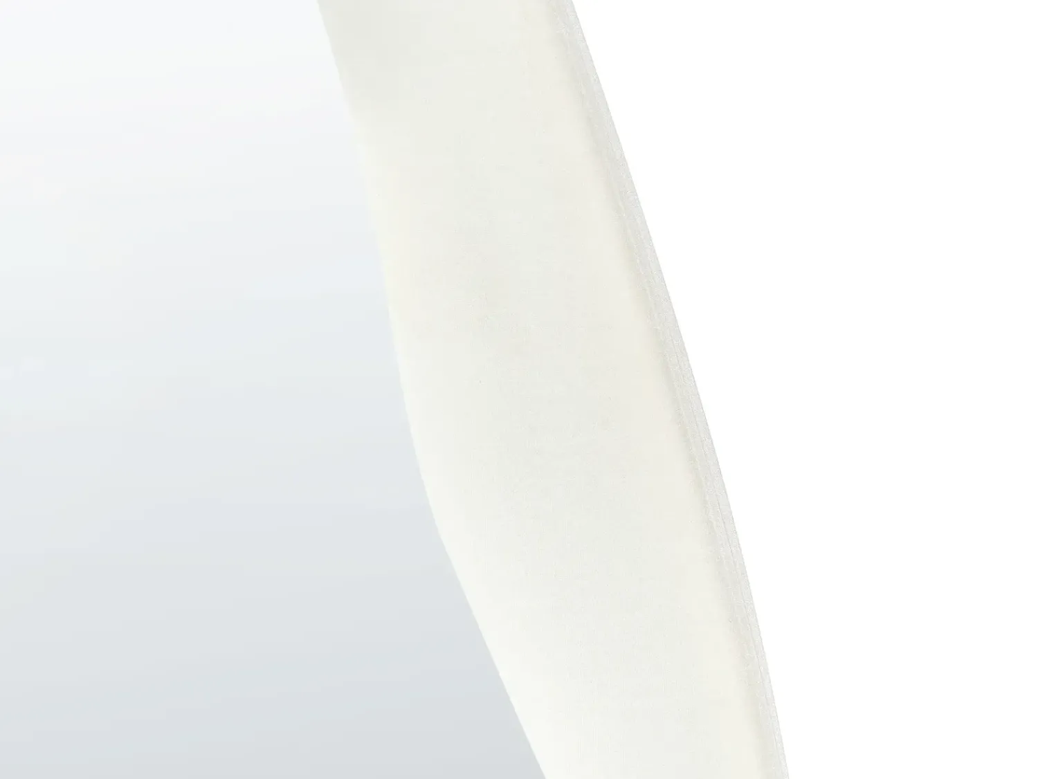 Best Beliani Specchio REIGNY 57 cm 160 cm Velluto Bianco