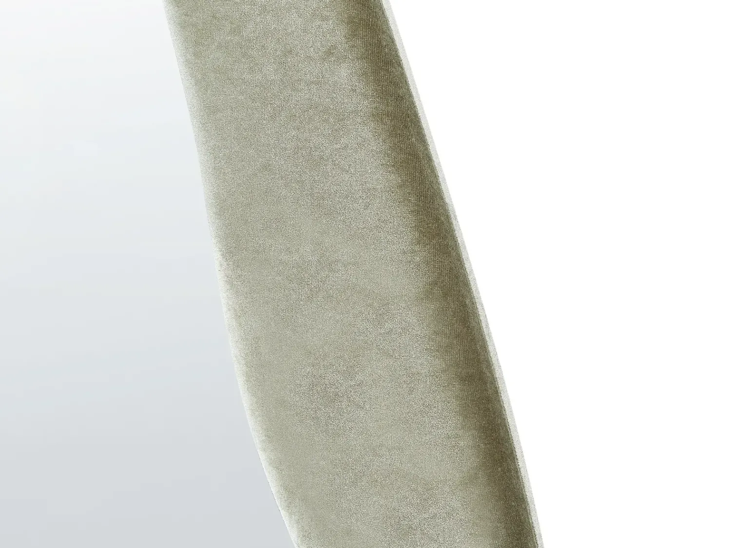 Online Beliani Specchio REIGNY 57 cm 160 cm Velluto oliva Verde