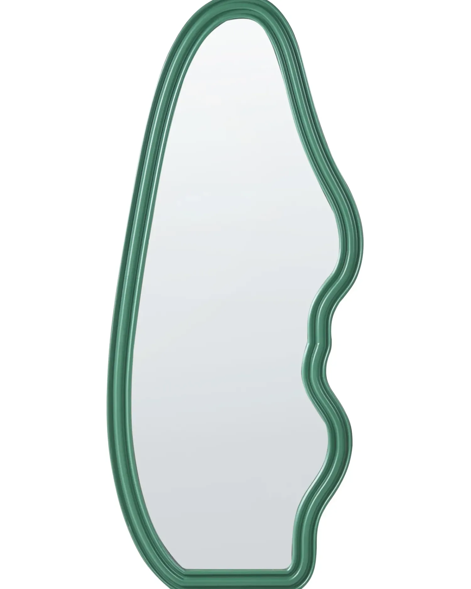 Beliani Specchio ROCLES 68 cm 160 cm scuro Verde