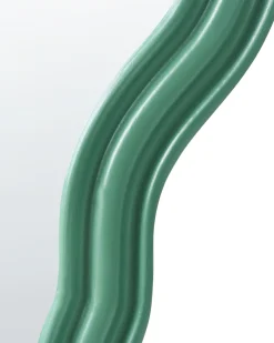 Beliani Specchio ROCLES 68 cm 160 cm scuro Verde