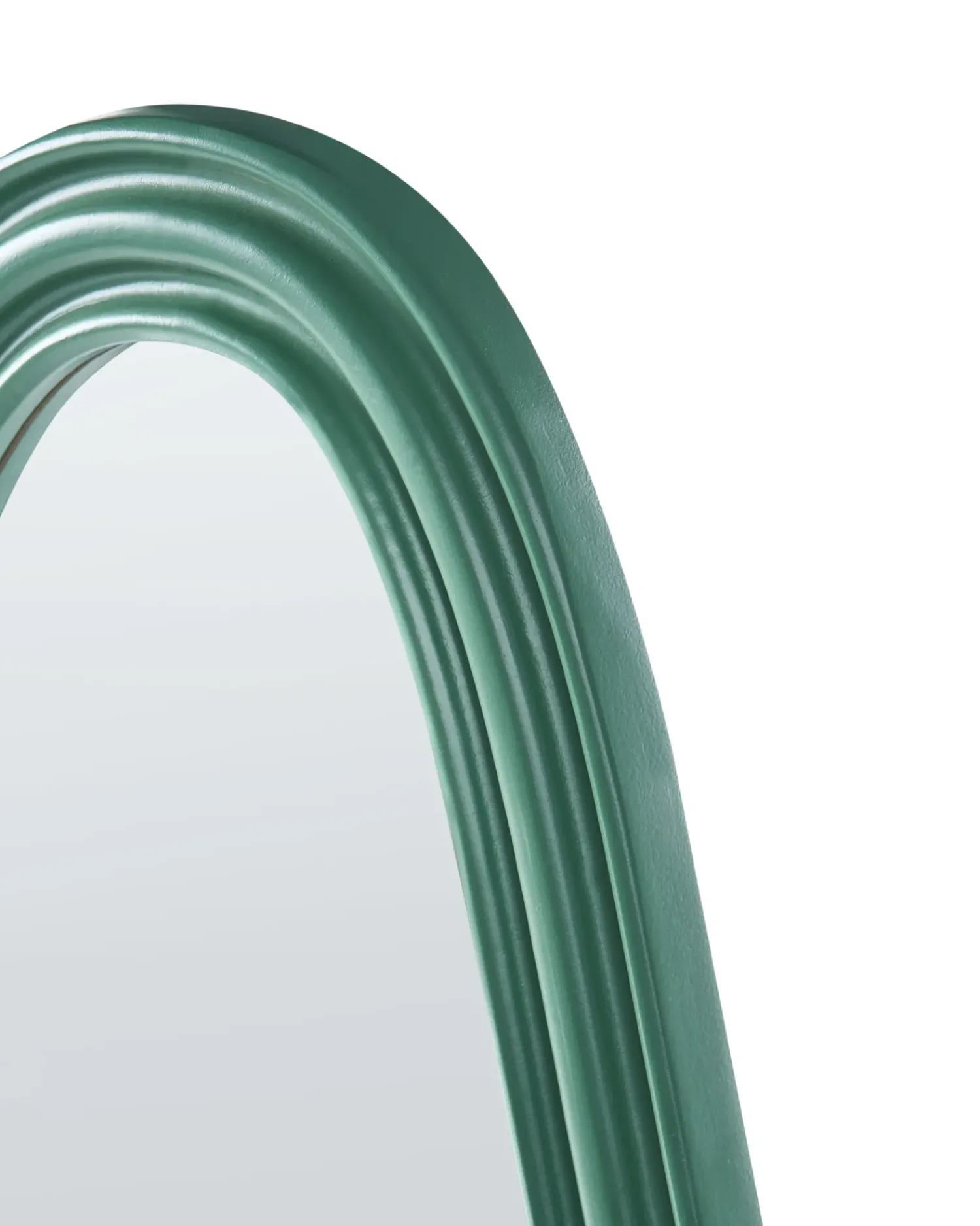 Beliani Specchio ROCLES 68 cm 160 cm scuro Verde