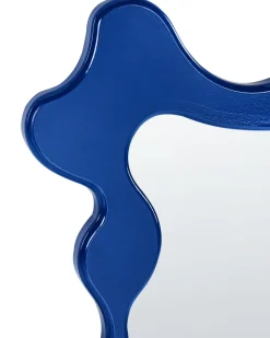 Discount Beliani Specchio ROSCOFF 59 cm 80 cm Blu