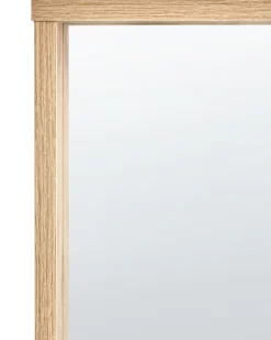 Discount Beliani Specchio ROSELL 65 cm chiaro Marrone