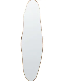 Beliani Specchio SALINS 47 cm 160 cm Metallo Oro