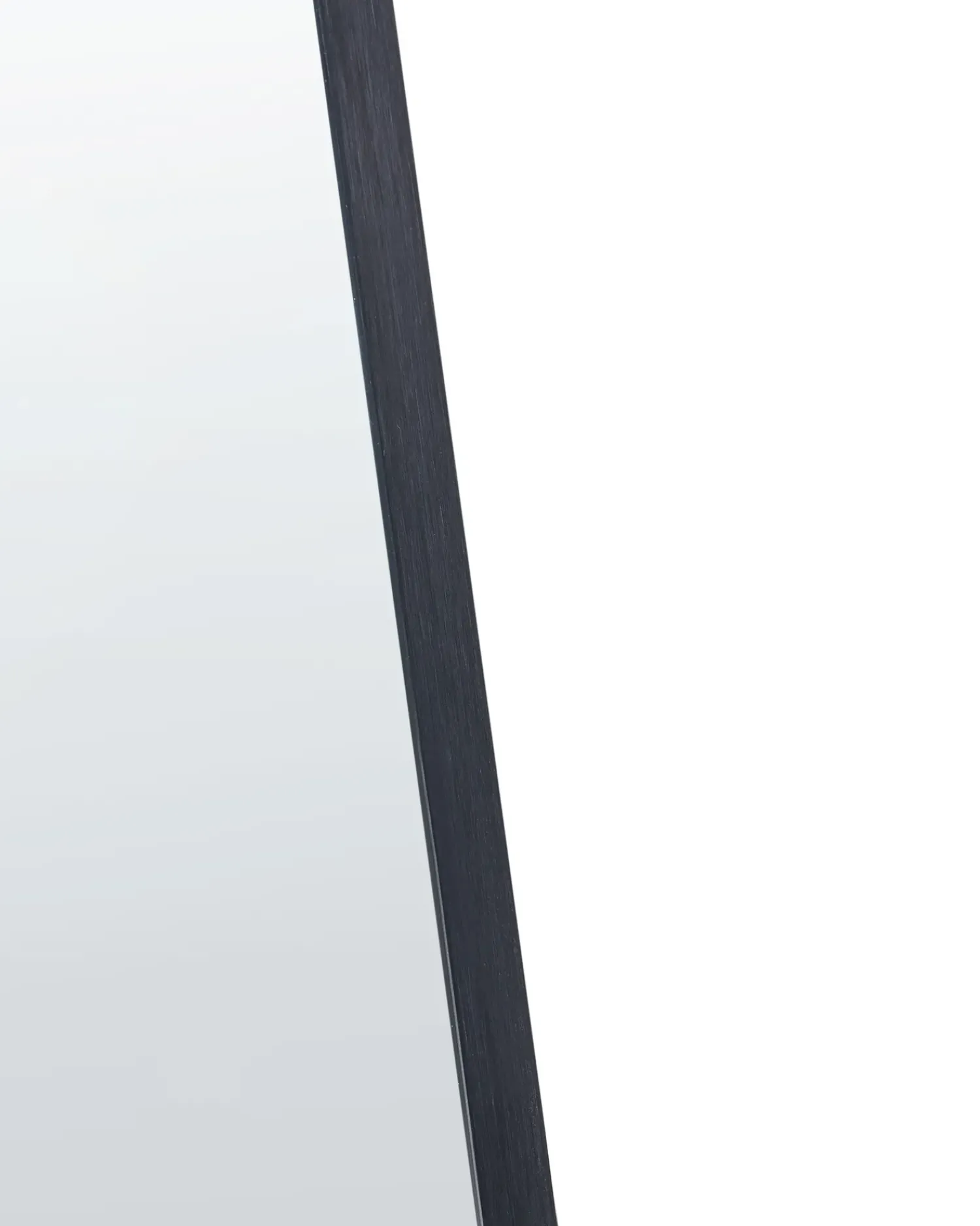 Hot Beliani Specchio SALINS 47 cm 160 cm Metallo Nero