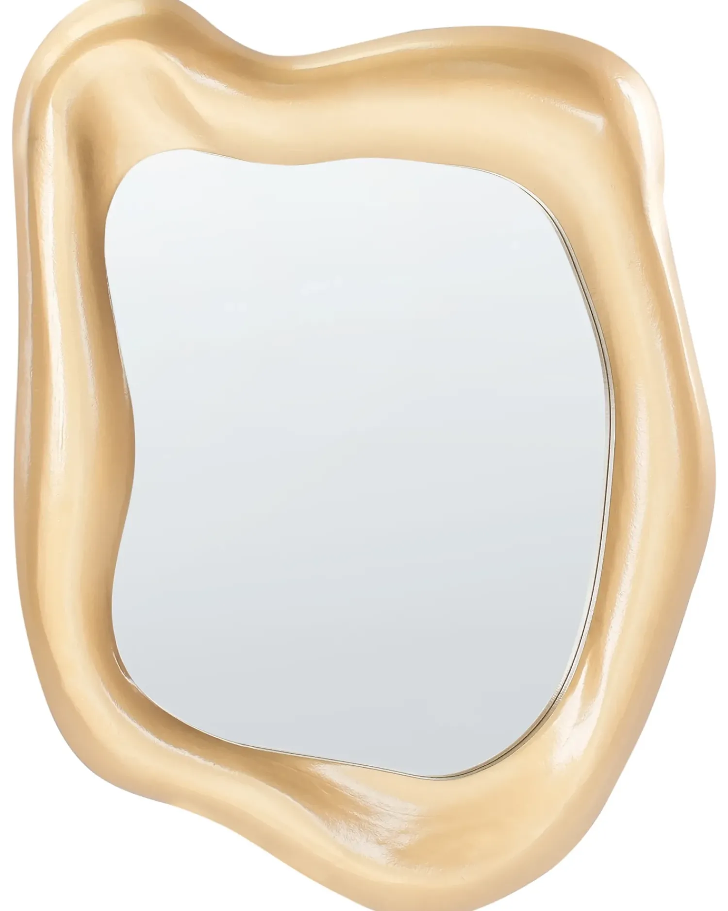 New Beliani Specchio SANTEC 59 cm 77 cm Oro