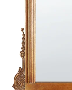 Best Beliani Specchio SUSSEY 75 cm 78 cm Oro