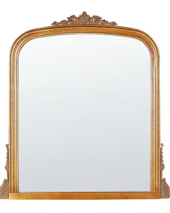 Best Beliani Specchio SUSSEY 75 cm 78 cm Oro