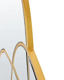 Beliani Specchio TAILLY 99 cm 89 cm Oro Blu Oro