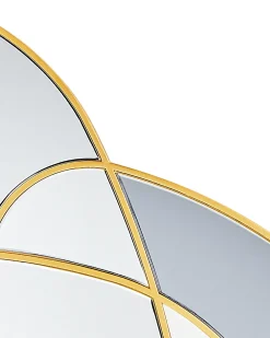 Beliani Specchio TAILLY 99 cm 89 cm Oro Blu Oro