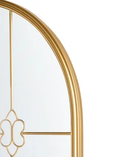 Outlet Beliani Specchio THULAY 65 cm 99 cm Oro