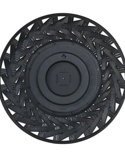 Outlet Beliani Specchio TIERGA 60 cm 60 cm Nero