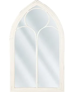 Sale Beliani Specchio TRELLY 62 cm 113 cm Metallo Bianco