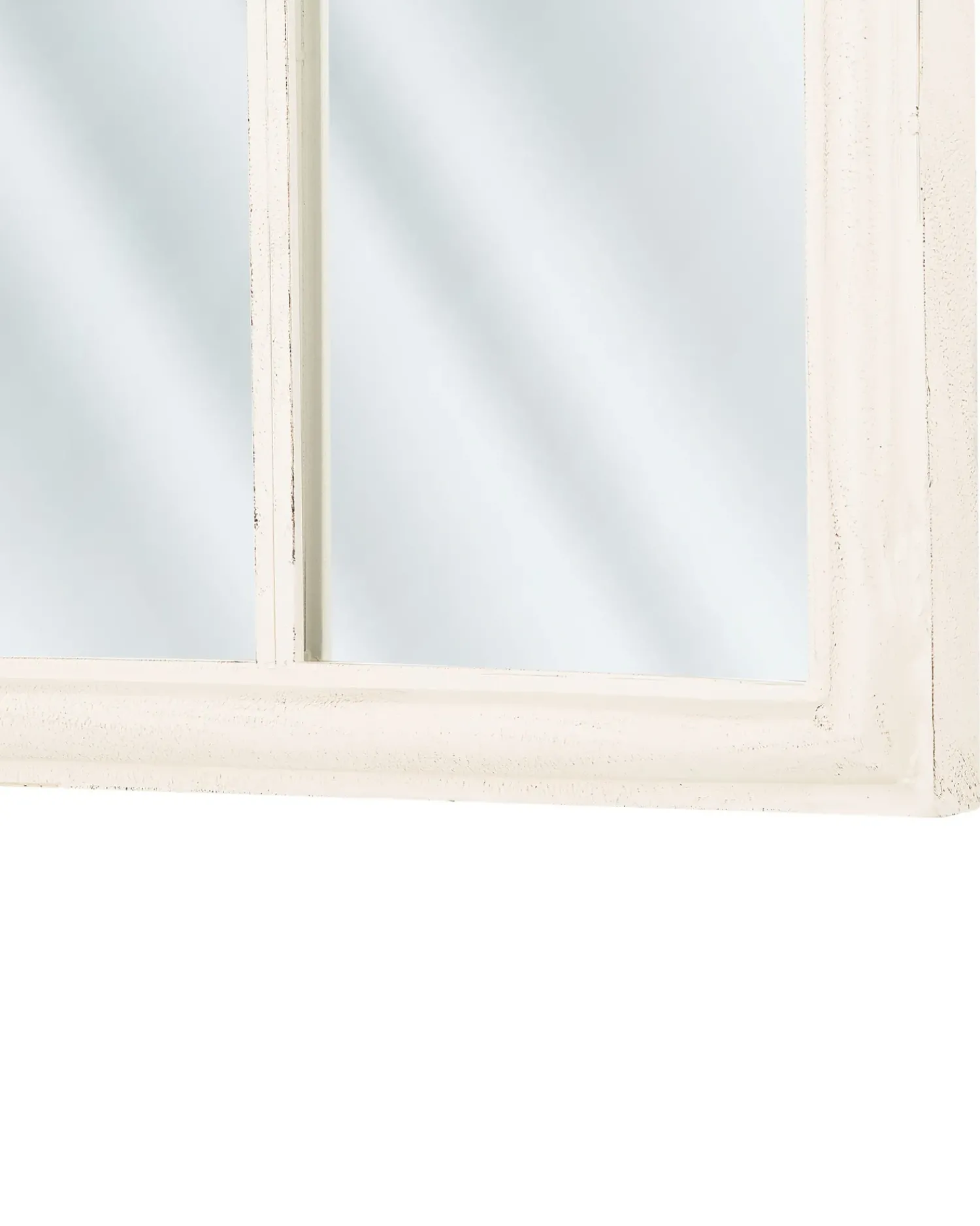 Sale Beliani Specchio TRELLY 62 cm 113 cm Metallo Bianco