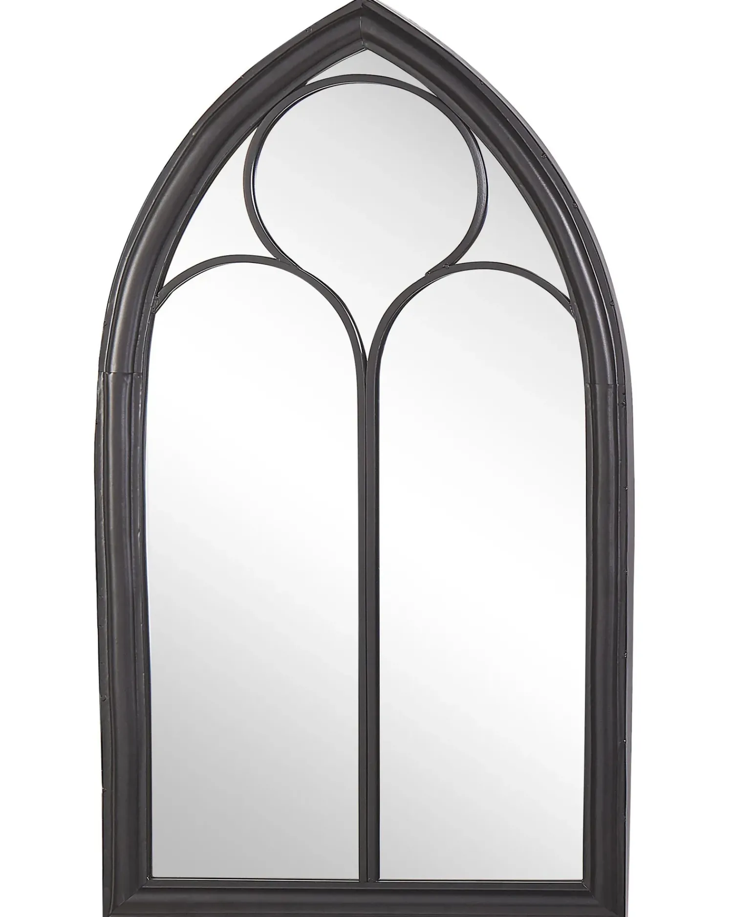Clearance Beliani Specchio TRELLY 62 cm 113 cm Metallo Nero