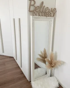 Sale Beliani Specchio VARS 51 cm 141 cm Bianco
