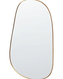 Hot Beliani Specchio VERNAIS 60 cm 110 cm Metallo Oro