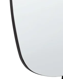 Hot Beliani Specchio VOUZON 80 cm 120 cm Argento Argento Nero