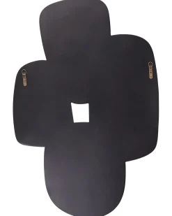 Hot Beliani Specchio VOUZON 80 cm 120 cm Argento Argento Nero