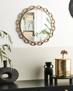 Clearance Beliani Specchio YEBRA 46 cm 46 cm Oro