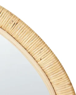 Best Beliani Specchio ZAATARI 50 cm 60 cm Rattan Naturale