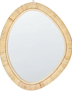 Best Beliani Specchio ZAATARI 50 cm 60 cm Rattan Naturale