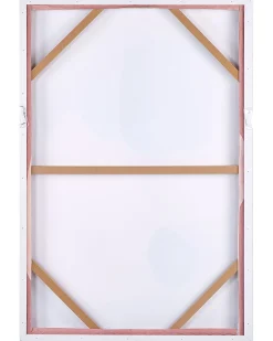 Sale Beliani Stampa su tela ADELFIA Motivo astratto 63 x 99 cm Multicolore Marrone Multicolore