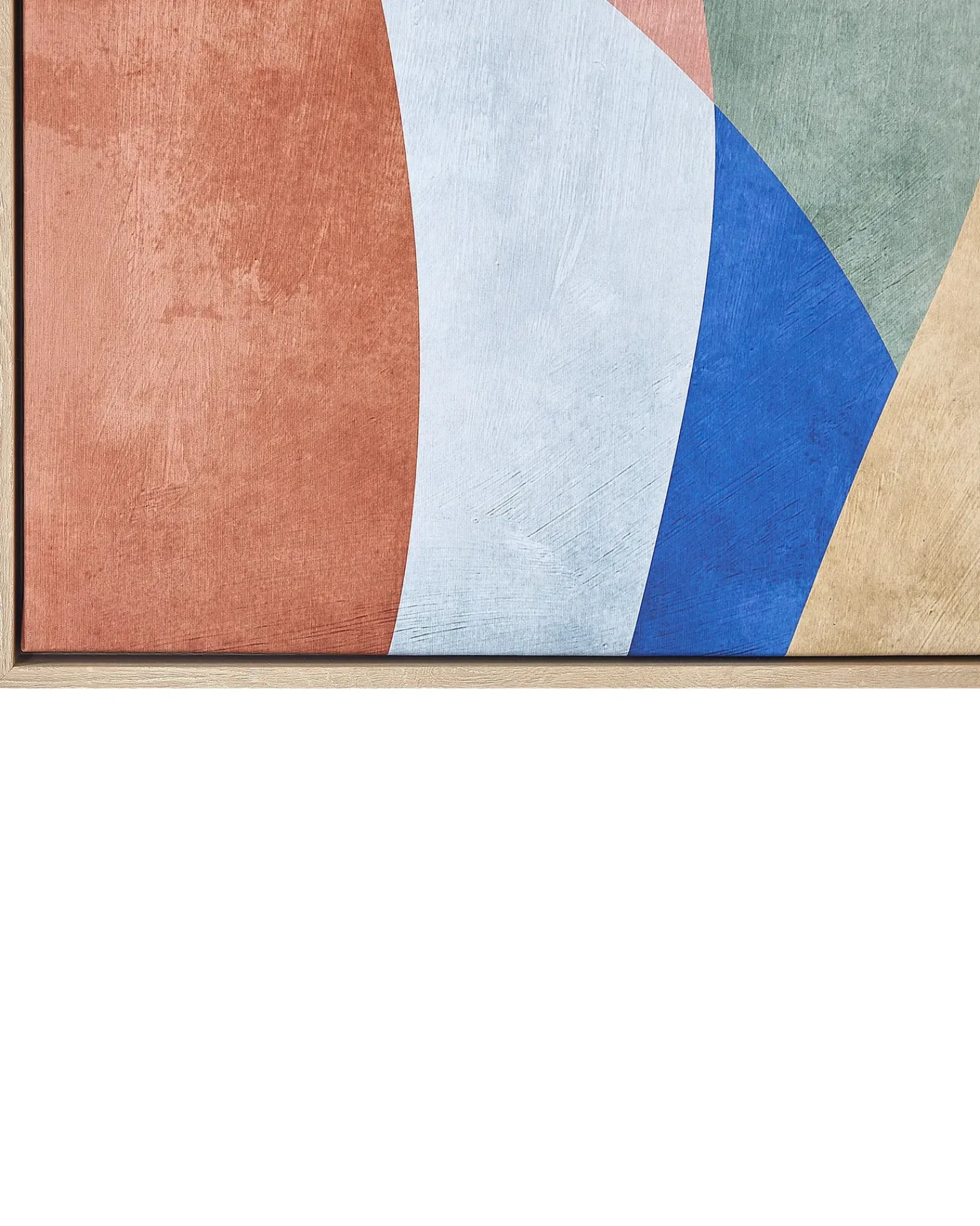 Best Beliani Stampa su tela BITETTO Motivo femminile 63 x 99 cm Multicolore Marrone Multicolore