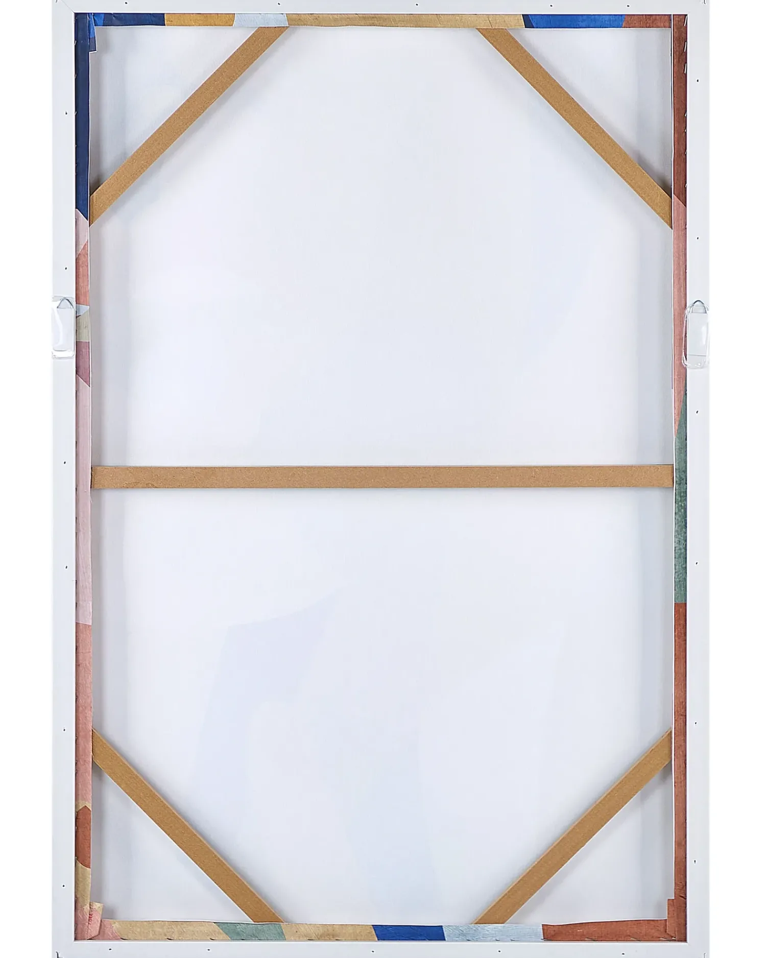 Best Beliani Stampa su tela BITETTO Motivo femminile 63 x 99 cm Multicolore Marrone Multicolore