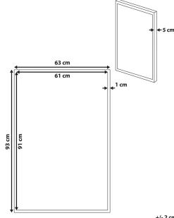 Clearance Beliani Stampa su tela CAMPLI Motivo animale 63 x 99 cm Grigio Beige Marrone Viola Grigio