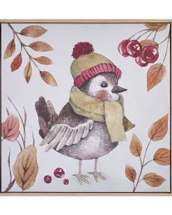 Sale Beliani Stampa su tela CASTRO Motivo animale 63 x 63 cm Multicolore