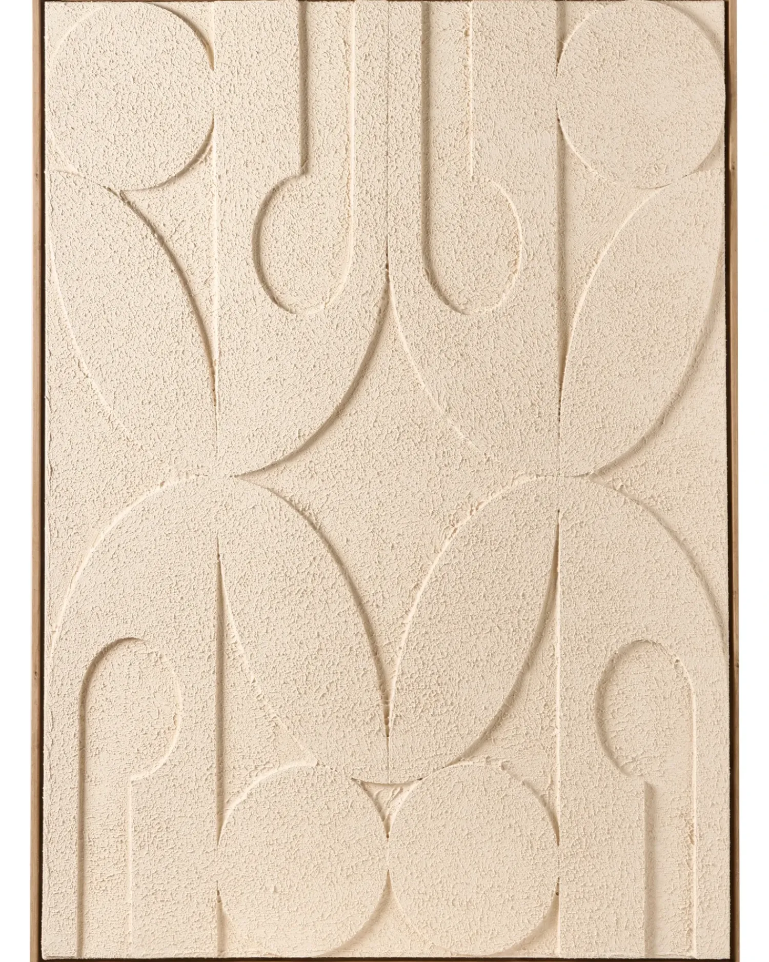 Best Beliani Stampa su tela COLERAINE Motivo astratto Beige