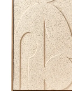 Best Beliani Stampa su tela COLERAINE Motivo astratto Beige