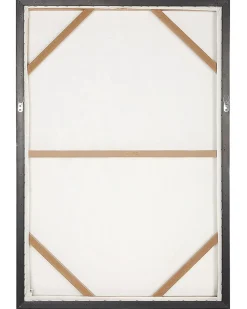 Discount Beliani Stampa su tela GALEATA Motivo animale 63 x 99 cm Nero Bianco Nero