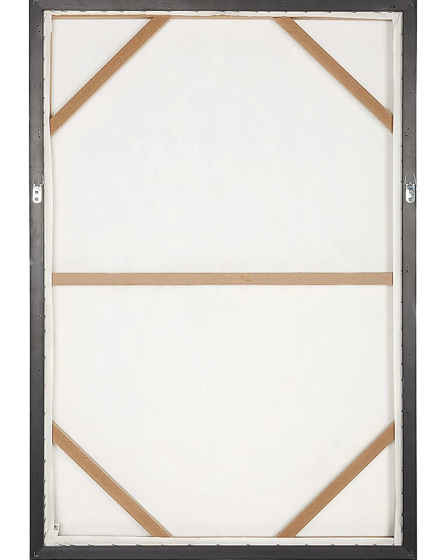 Discount Beliani Stampa su tela GALEATA Motivo animale 63 x 99 cm Nero Bianco Nero