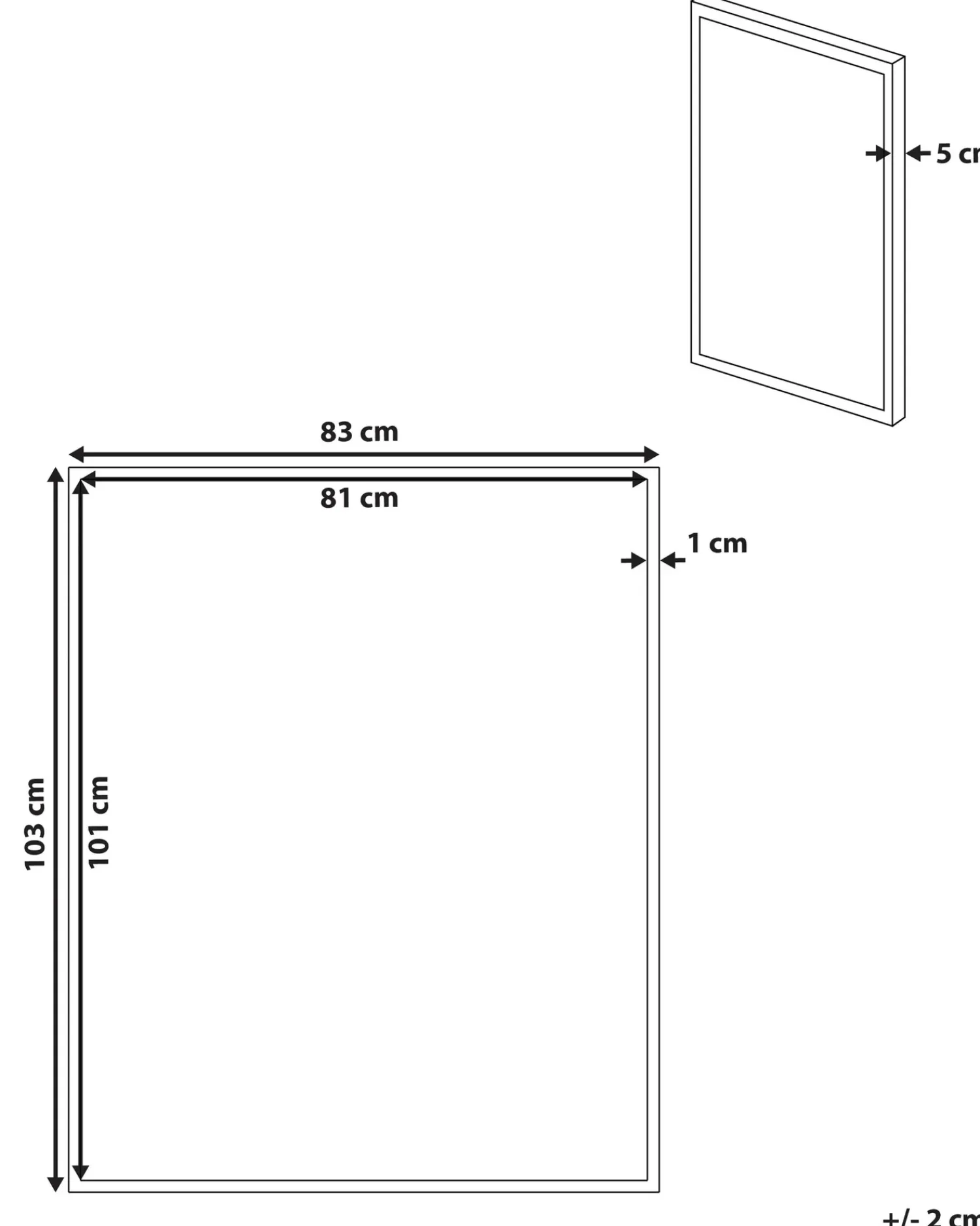 Clearance Beliani Stampa su tela JESI Motivo astratto 83 x 103 cm Grigio Bianco Oro Grigio
