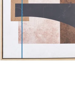 Clearance Beliani Stampa su tela RUFFANO Motivo astratto 63 x 93 cm Multicolore