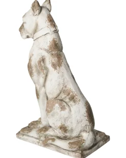 Online Beliani Statua da giardino CAPALBIO Cane Beige Bianco Beige
