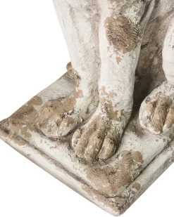 Online Beliani Statua da giardino CAPALBIO Cane Beige Bianco Beige