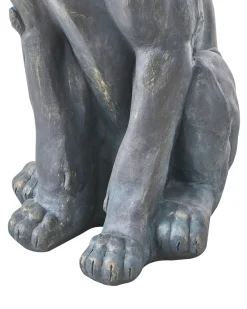 Hot Beliani Statua da giardino DAKAR Leone Marrone