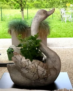 Discount Beliani Statua da giardino GRUFFY Bianco Bianco Rame
